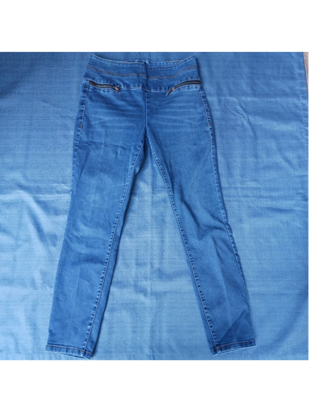 Bisou Bisou Michele Bohbot Jeans Womens 6 Skinny Fit Shaping Indigo Denim